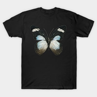 blue and black butterfly T-Shirt